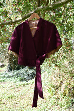 Load image into Gallery viewer, Plum and paisley cord
