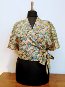 Summer floral wrap shawl