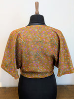 Load image into Gallery viewer, Reversible silk butterfly top
