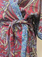 Load image into Gallery viewer, Burgundy paisley
