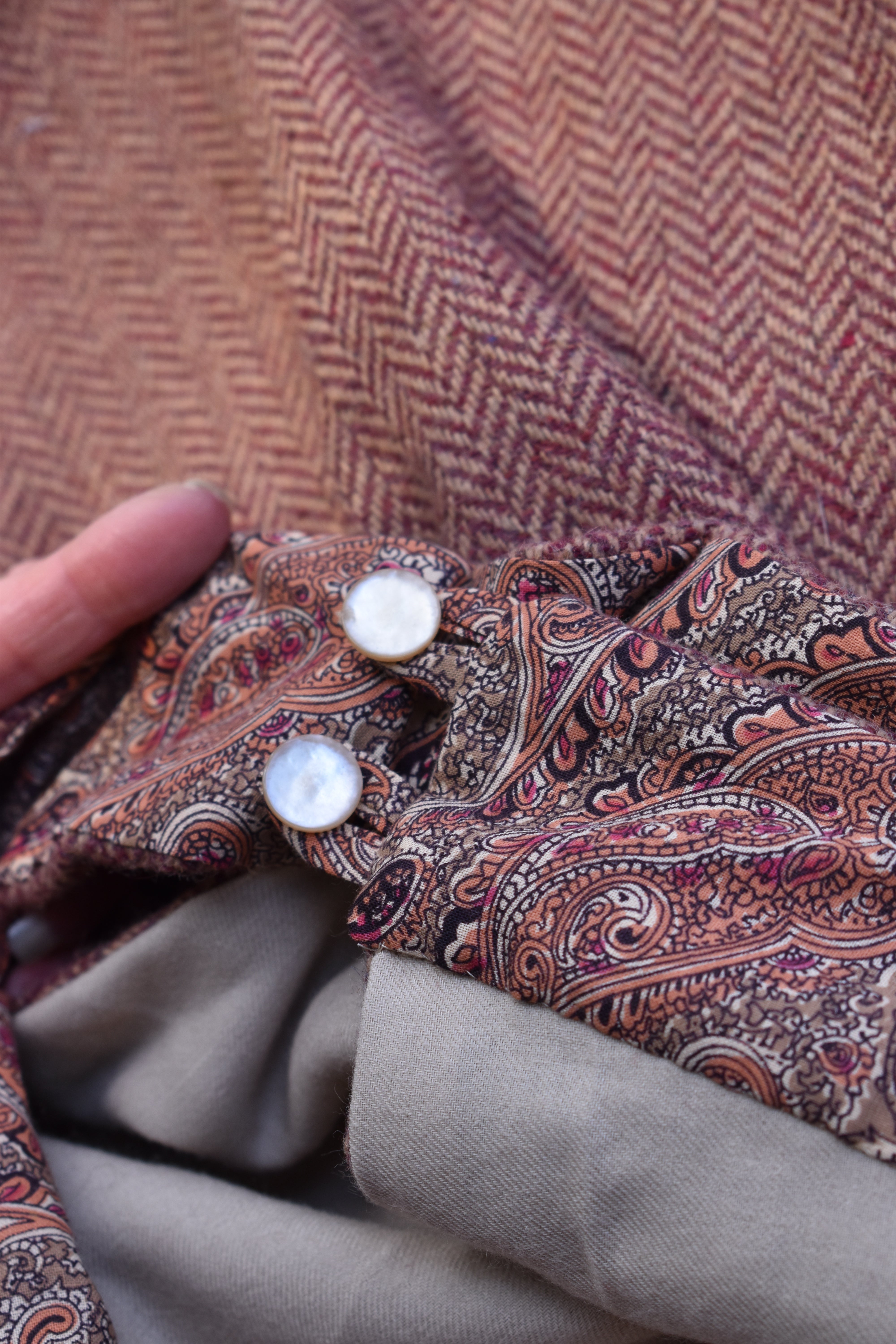 Mulberry herringbone