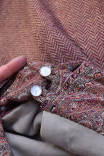 Load image into Gallery viewer, Mulberry herringbone
