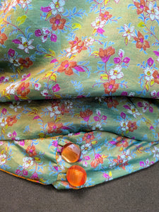 Reversible silk butterfly top