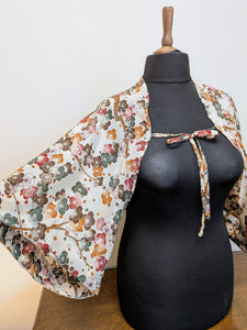 Orissa silk kimono shrug