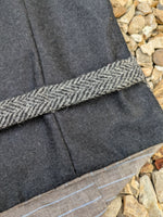 Load image into Gallery viewer, Black/grey Herringbone
