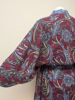 Load image into Gallery viewer, Burgundy paisley
