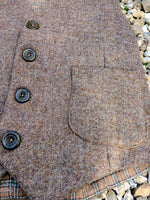 Load image into Gallery viewer, Vintage wool with check
