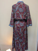 Load image into Gallery viewer, Burgundy paisley
