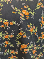 Load image into Gallery viewer, Black floral kimono shrug
