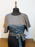 Load image into Gallery viewer, Reversible silk butterfly top
