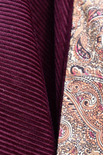 Load image into Gallery viewer, Plum and paisley cord
