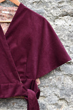 Load image into Gallery viewer, Plum and paisley cord
