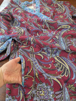 Load image into Gallery viewer, Burgundy paisley
