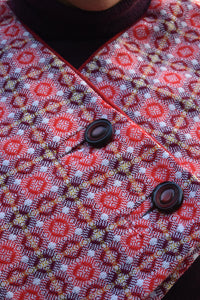 Red welsh wool capelet