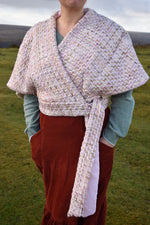 Load image into Gallery viewer, Boucle tweed shawl
