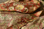 Load image into Gallery viewer, Reversible Bronze floral and gold paisley butterfly top
